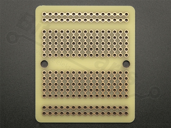 Prototyping board PermaProto quarter-sized breadboard PCB - Adafruit 1608